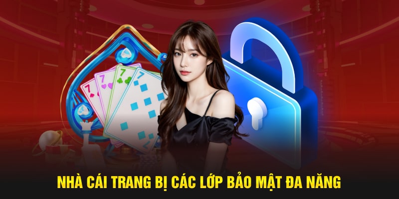 Nhà cái trang bị các lớp an ninh đa năng